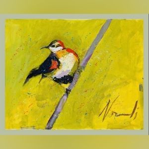 Morning Call Acrylic Painting 🎨 Print